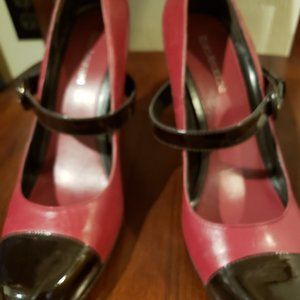 Enzo Angiolini black and red heels size 9.5